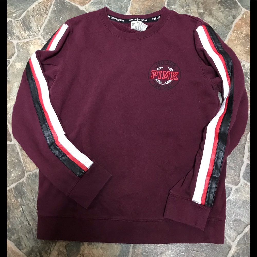 Victoria Secret Pink Logo Crew Small